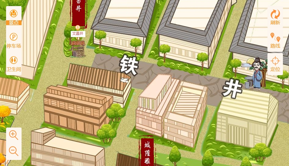 东郊镇智慧景区：手绘地图与语音导览的完美融合