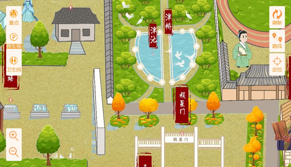 东郊镇手绘地图景区语音讲解导览系统：智慧景区建设的基石